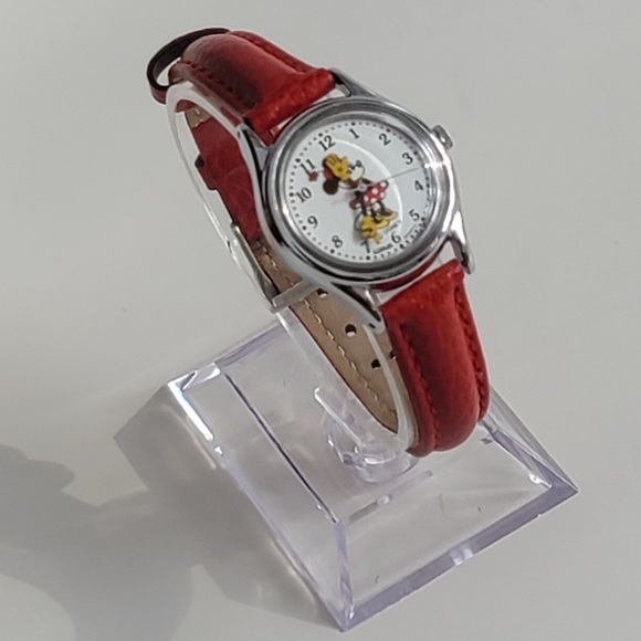 Vintage Disney Minnie Mouse Quartz Watch Lorus V515-6080 1980s - Picture 8 of 13
